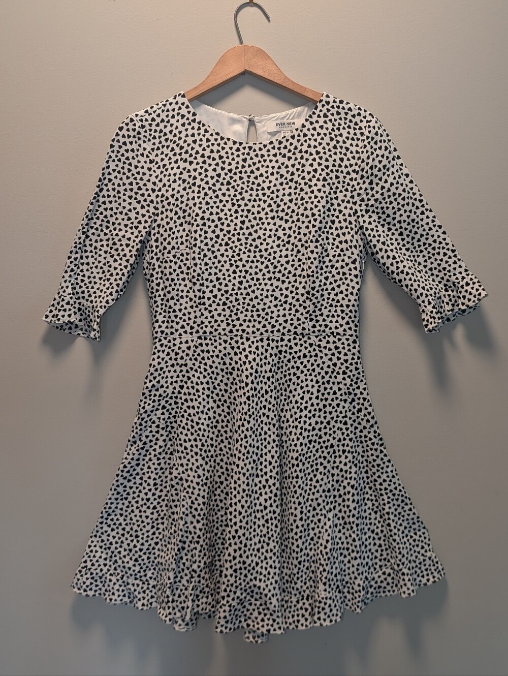 Ever New Melbourne Heart Print Fit & Flare Dress | AUS 10 / US 6